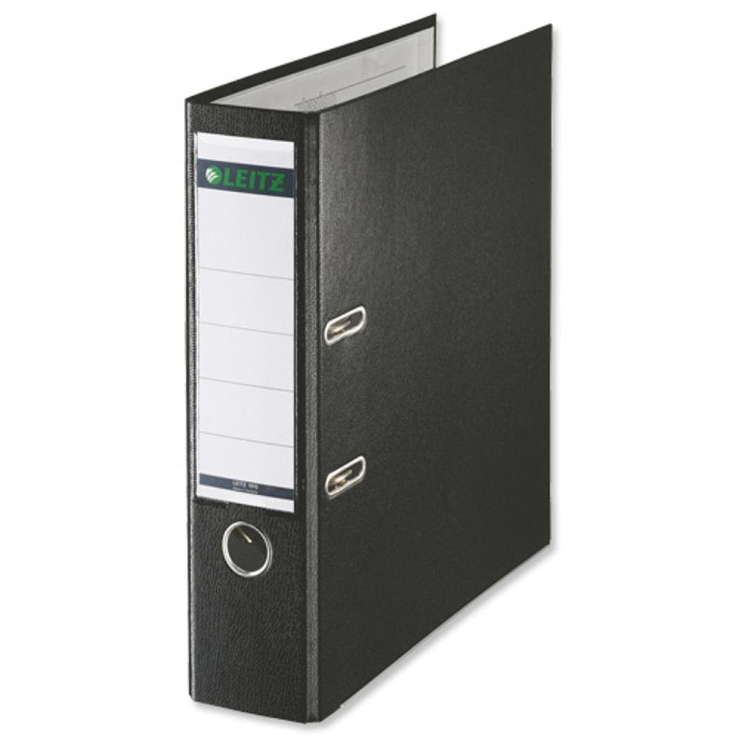 Esselte 10101095 Leitz Polyproplyne dźwignia łuk A4 80 mm czarny PK10 :: (biuro i artykuły papiernicze > Złóż i przechowywanie)