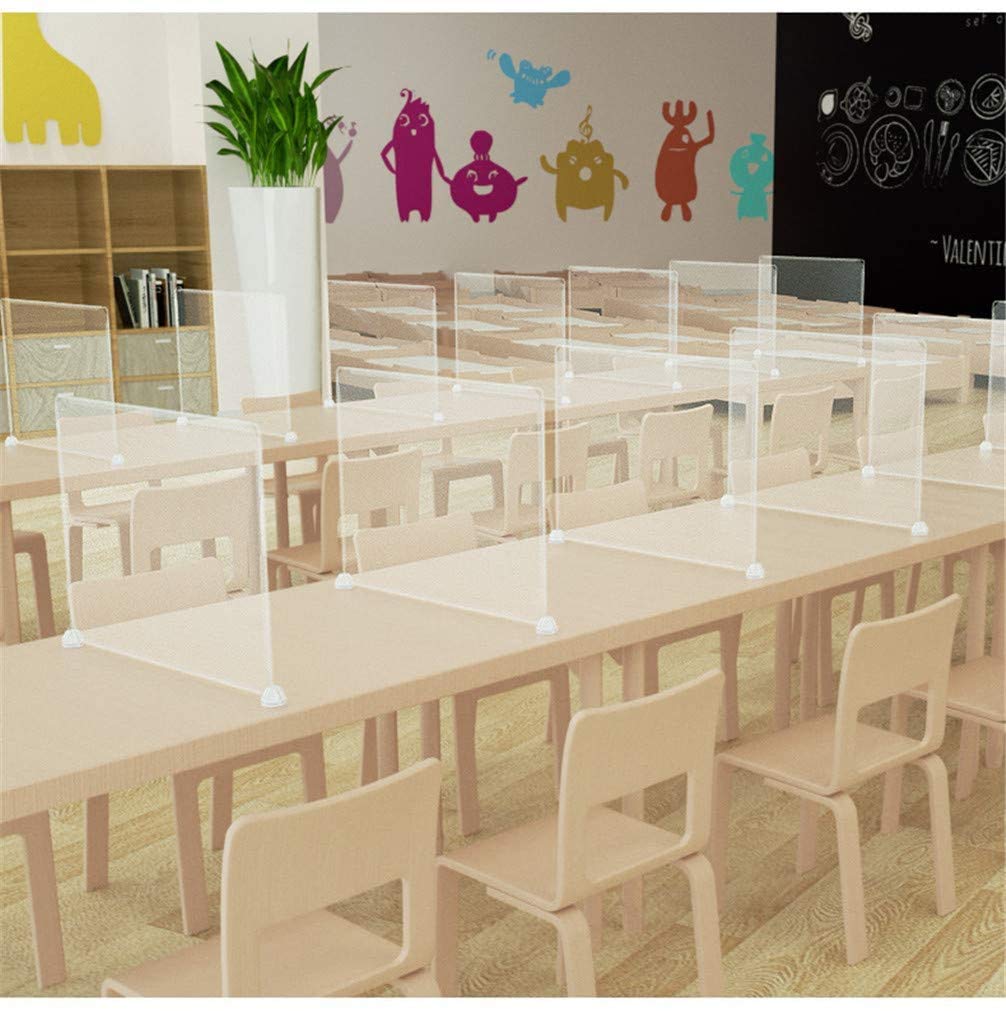 Shields for Student Desks,Desktop Sneeze Guard Shield,Desk dividers for