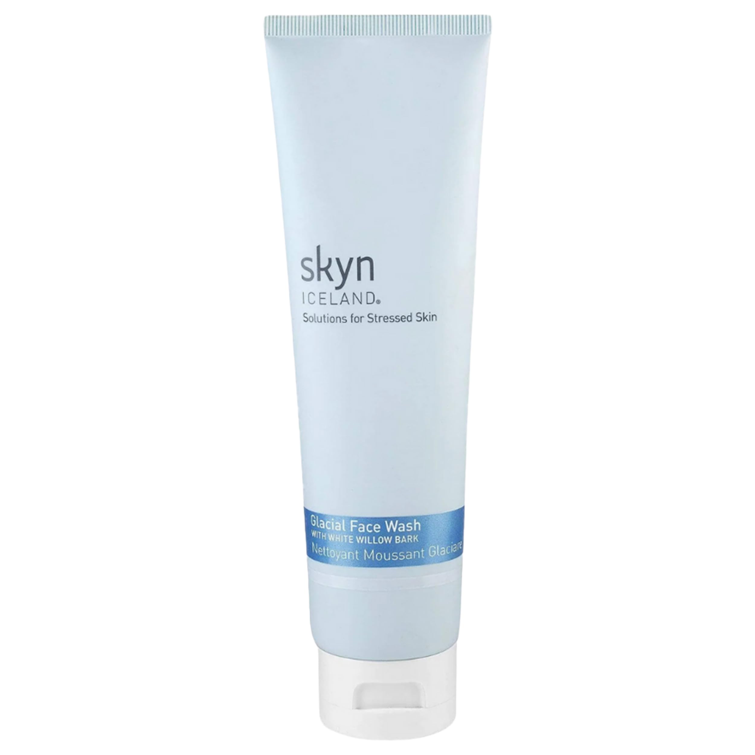 skyn ICELAND Glacial Face Wash: Creamy Foaming Cleanser to Refresh, Soothe & Purify Stressed Skin, 150ml / 5 oz