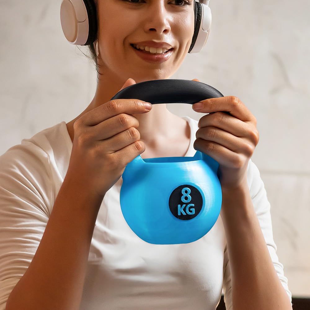 Mini portapenne Kettlebell – Divertente organizer da scrivania per gli appassionati di fitness con testo personalizzato, accessori da scrivania da ufficio con design squat