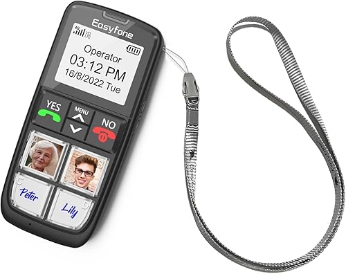 Miniatura 6 de Teléfono celular con botón de imagen 4G T6 para personas mayores y niños, fácil de usar, sonido claro, base de carga fácil, botón SOS, tarjeta SIM