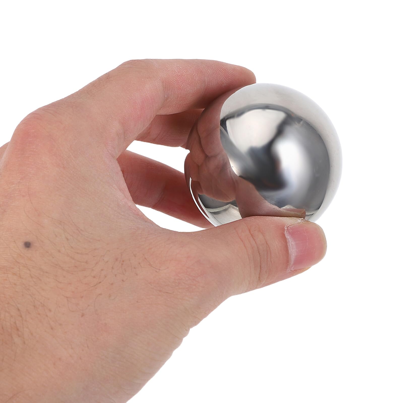 Sfere Decorative da Giardino in Acciaio Inox 201, Set 8 Pezzi (150/100/80/50 Mm), Sfera Cava a Specchio Resistente alle Intemperie per Esterni, Ornamento Paesaggistico Riflettente
