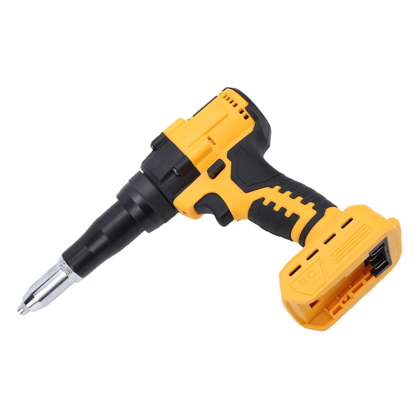 Pistola Remachadora Eléctrica sin Escobillas, Kit de Herramientas de Remachado Inalámbrico Apto para Batería con Luz LED Función de Inversión Automática para Remaches de 1/8 5/32 3/16 Pulgadas