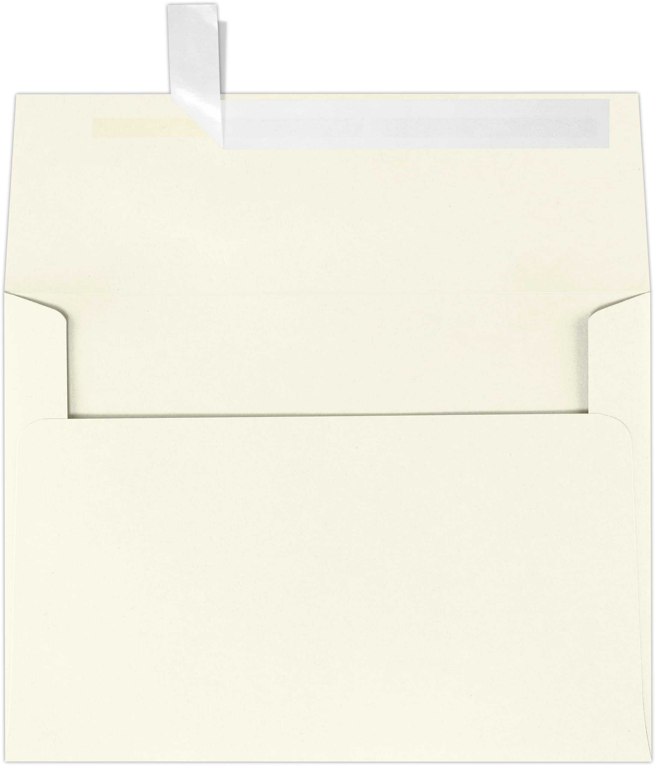 LUXPaper A7 Invitation Envelopes | Peel & Press | 5 1/4" x 7 1/4" | Natural | 80lb. Text | 30% Recycled | 250 Qty