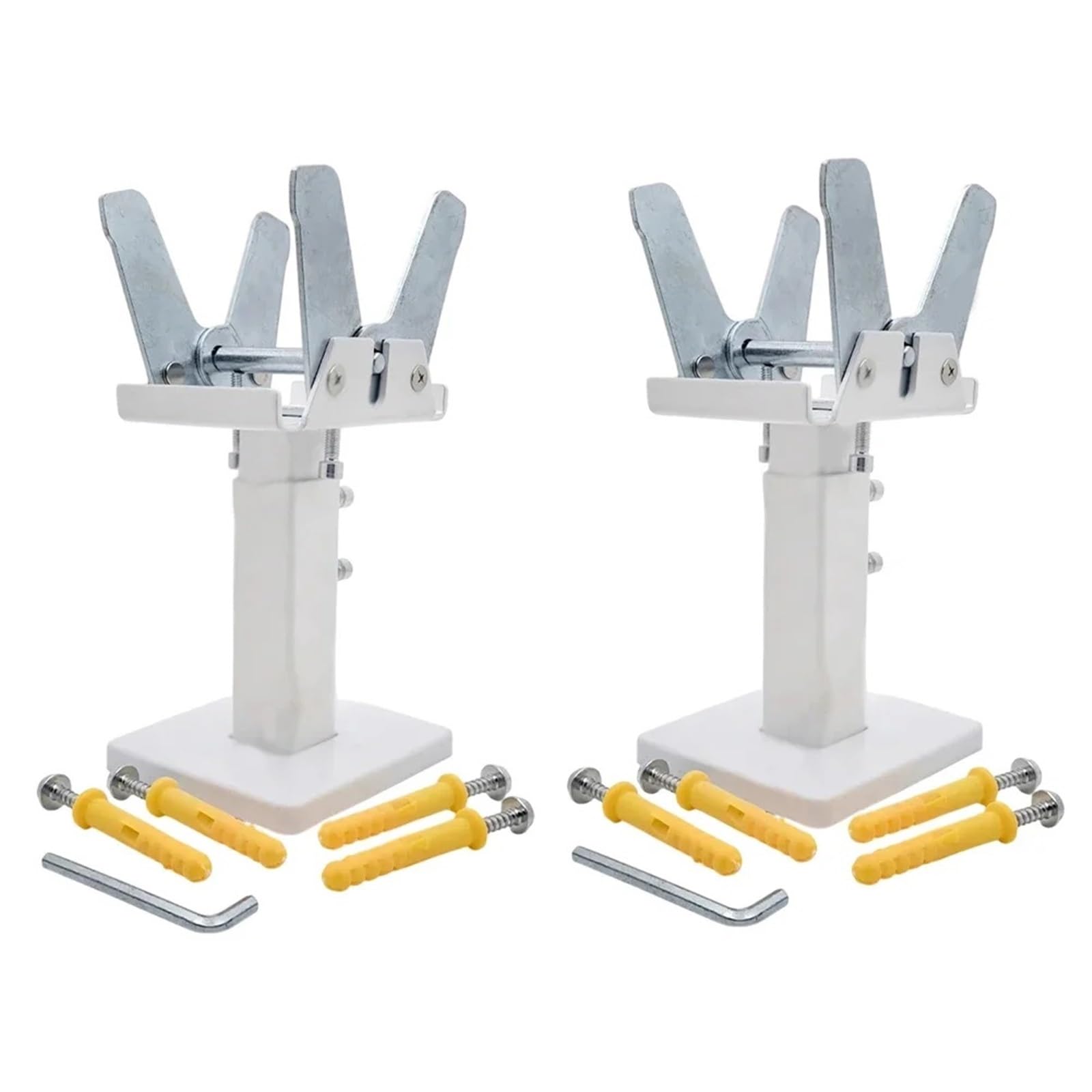 Soportes De Suelo para Radiadores Soporte de Suelo for radiador, Soporte Ajustable en Altura, Fijo, Base pies doméstico, Repuesto for Calentador, 1 par