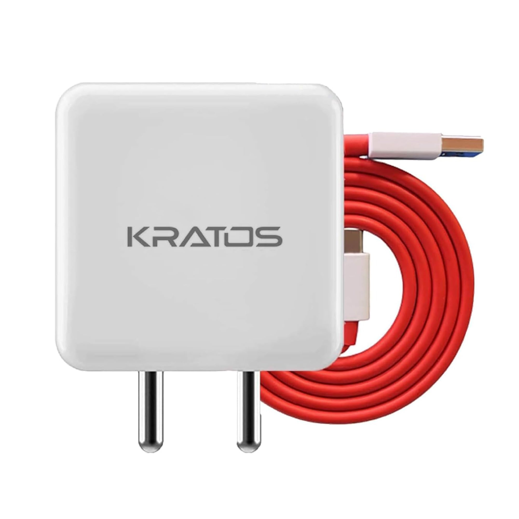 Kratos 65W Fast Charger Adapter & USB-A to Type C Cable Combo, Compatible with OnePlus, Realme, Xiaomi, Redmi, Oppo, Vivo & Other Smartphones, Type C Charger Supports Dash, Warp, Vooc,SuperVooc-image-10