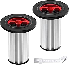2 Pieces Vacuum Cleaner Filter for Bosch Unlimited Gen2 Series 8 for Bosch 12036642,12023349 HEPA Filter with Cleaning Brush, for Bad Odors and Against Fine Dust