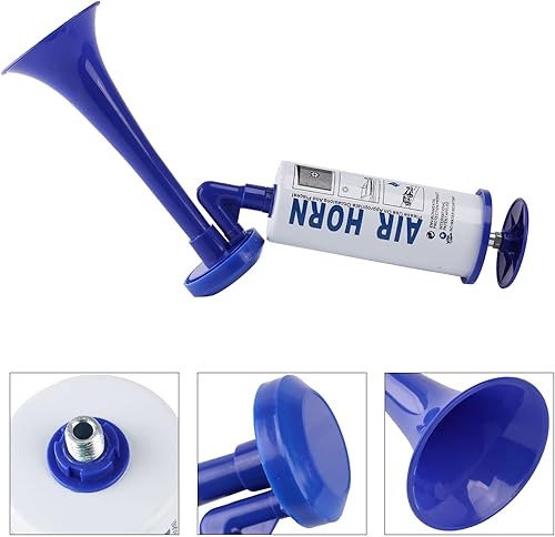 Miniatura 7 de FARBIN Bocina de aire portátil, bocina de bomba de aire portátil, bocinas de seguridad personal, bocina de ruido fuerte para navegación, eventos