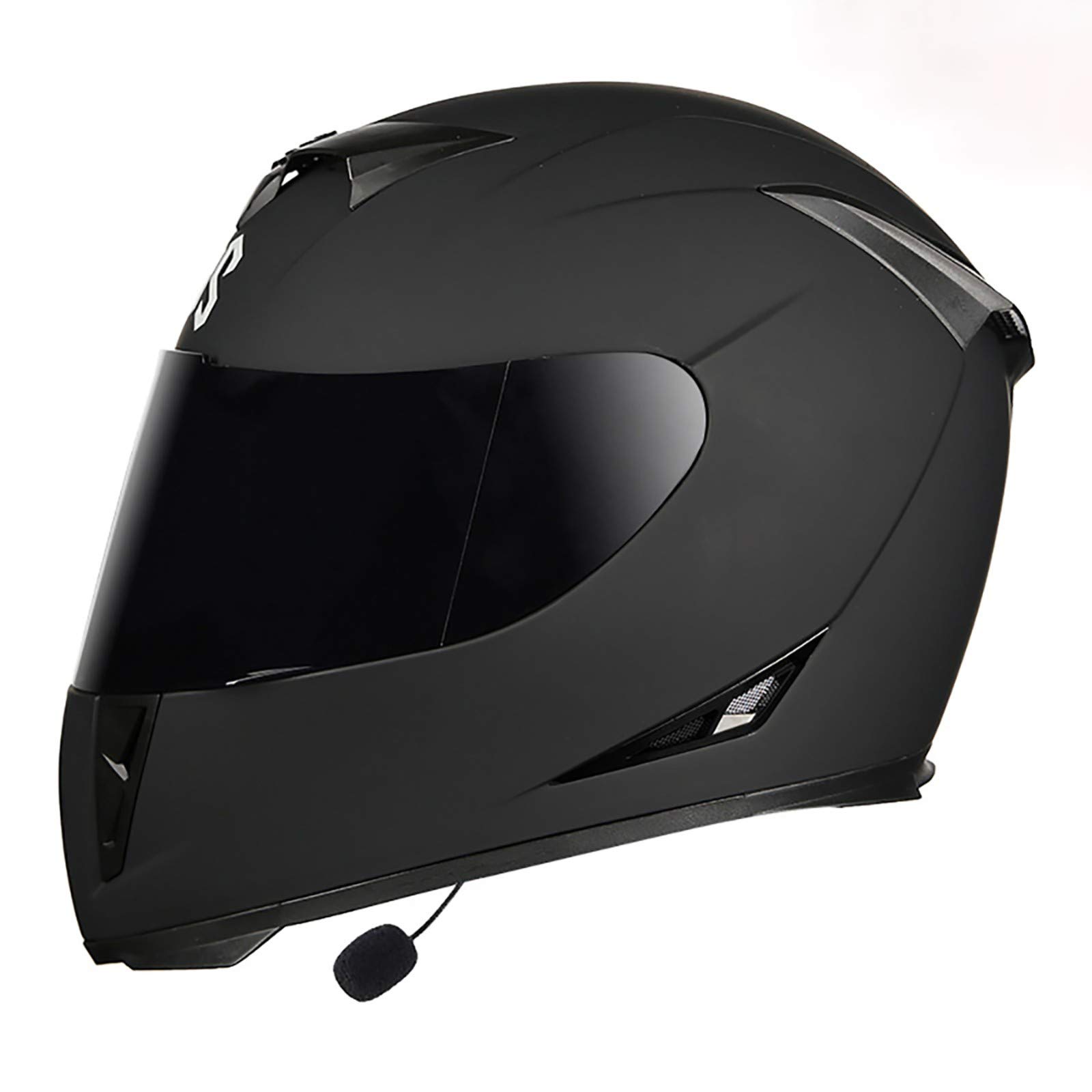 Casque de moto sport intégral homologué avec système de communication sans fil