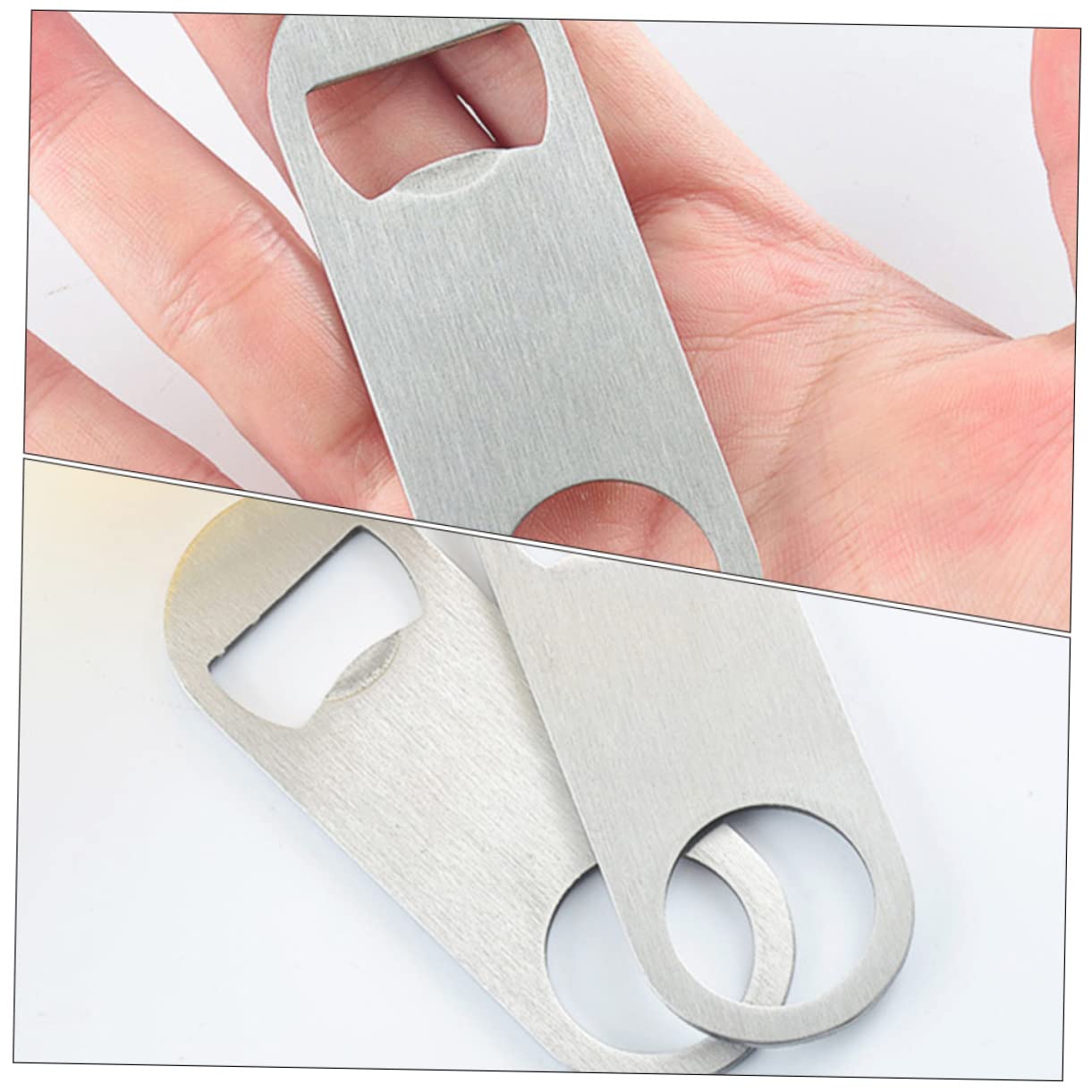 Zerodeko 3 Series Abridores De Botellas Inoxidable De Abrebotellas Plano Resistente Para Cerveza Y Refrescos Multiusos Para Cocina Bar Y Camping 10 Piezas*3