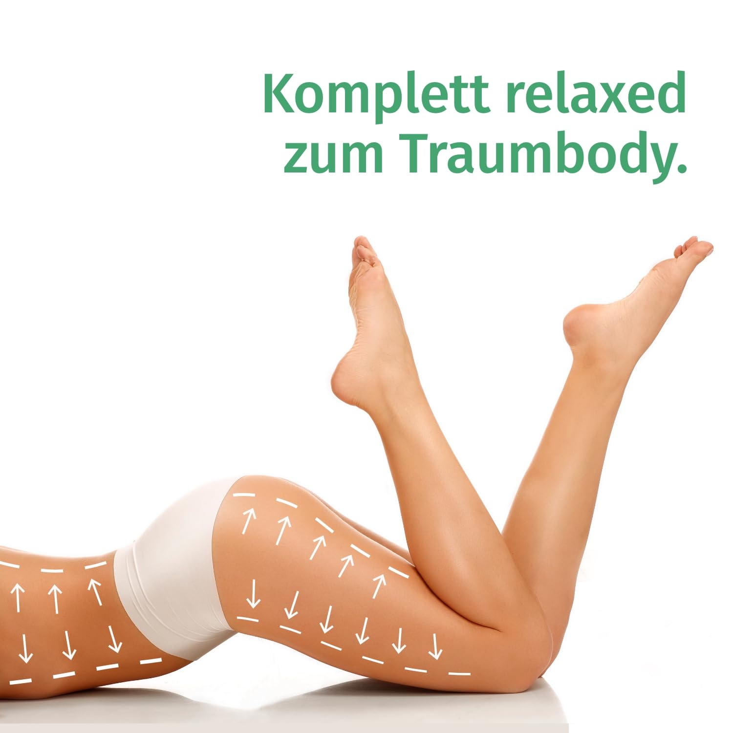 Anti-Cellulite Body Wrap Set mit Thermo-Contour Gel und Folie – Straffende Körperbehandlung gegen Orangenhaut für Bauch, Beine & Po – Professionelle Beautysalon-Technik für Zuhause – NOVASAN®