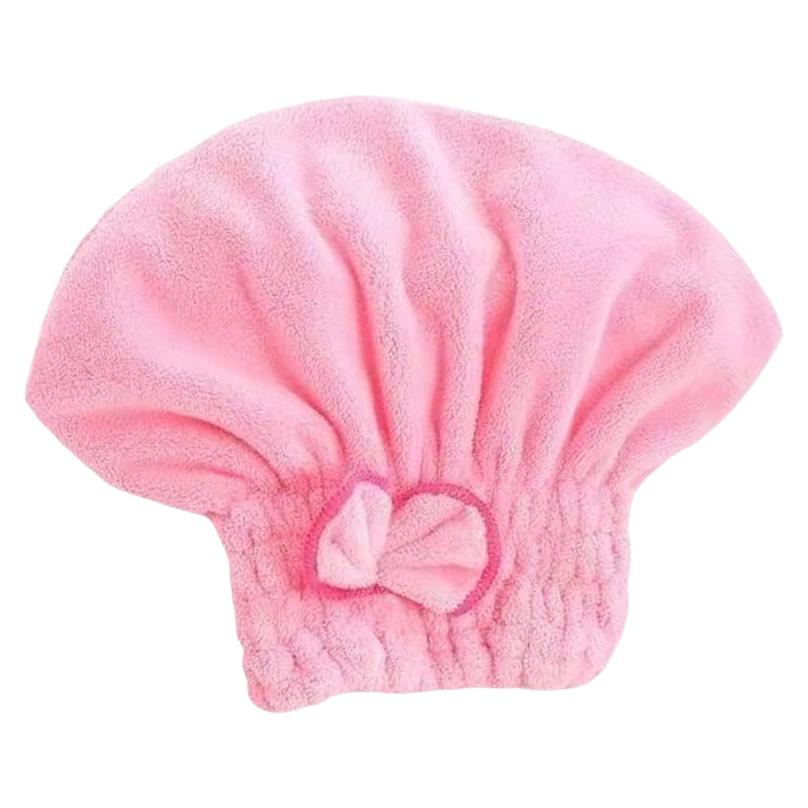YROHGKPN Super Absorbent Hair Towel Wrap for Wet, Quick Dry Corals Velvets Towel with BowKnot Shower Caps Bath Accessories Quick Dry Wrap