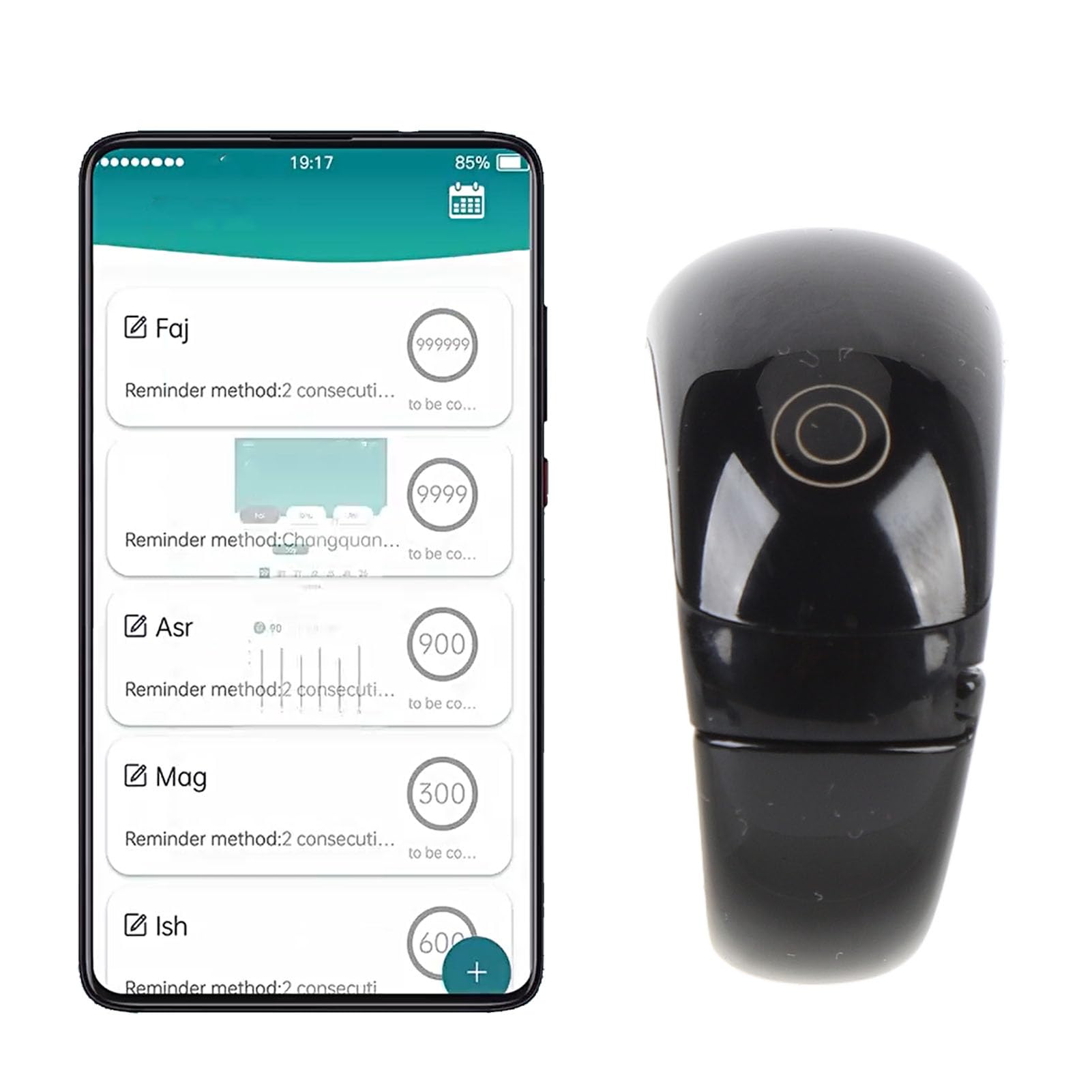TOPINCN Contador de Dedo Electrónico a Prueba de Agua IP67, Contador de Clics Táctil Digital de Mano para Deportes, Golf, Inventario, Entrenamiento, Conteo de Productos