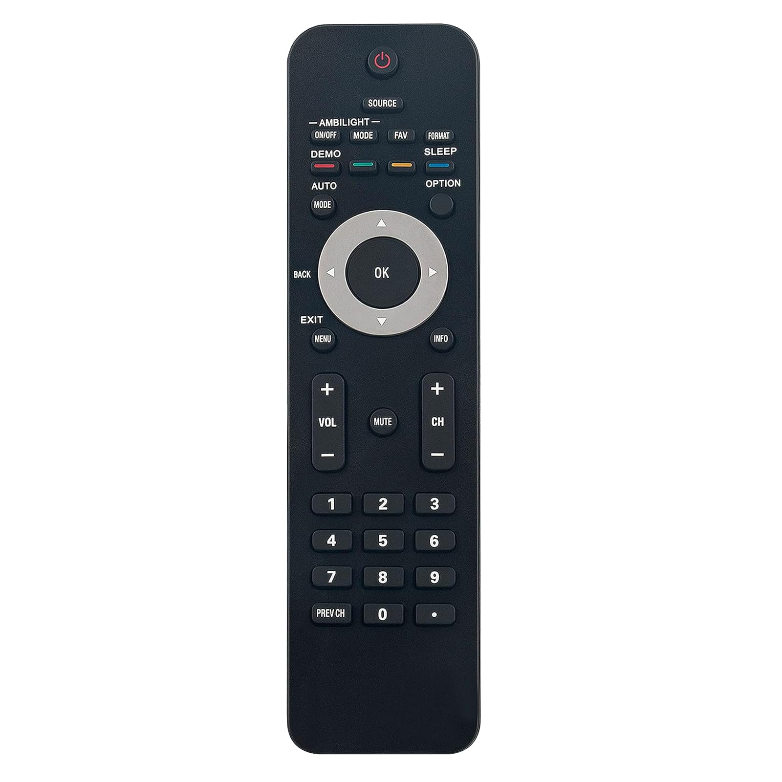 Replace Remote Control fit for Philips TV 52PFL3603D 47PFL3603D 42PFL3603D 42PFL3403D 32PFL3403D/85 42PFL7603D/27E 42PFL7603D/F7 42PFL7603D/F7B