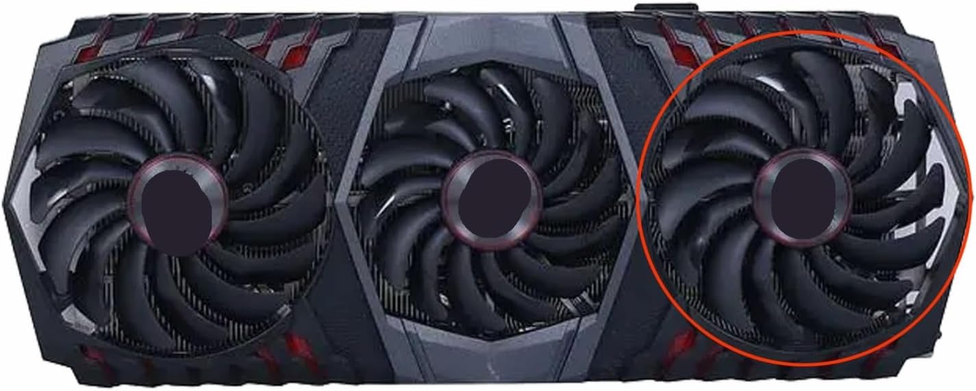 Compatible for MSI，Compatible for GEFORCE，GTX 1080 Ti Gaming X Trio Graphics Card Cooling Fans PLD10010B12HH PLD09210B12HH 4Pin Graphics Card Fan(3PCS-Set)
