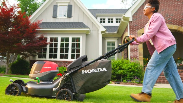Amazon.com : Honda HRN-BV 21-Inch Walk Behind Battery Powered Lawn
