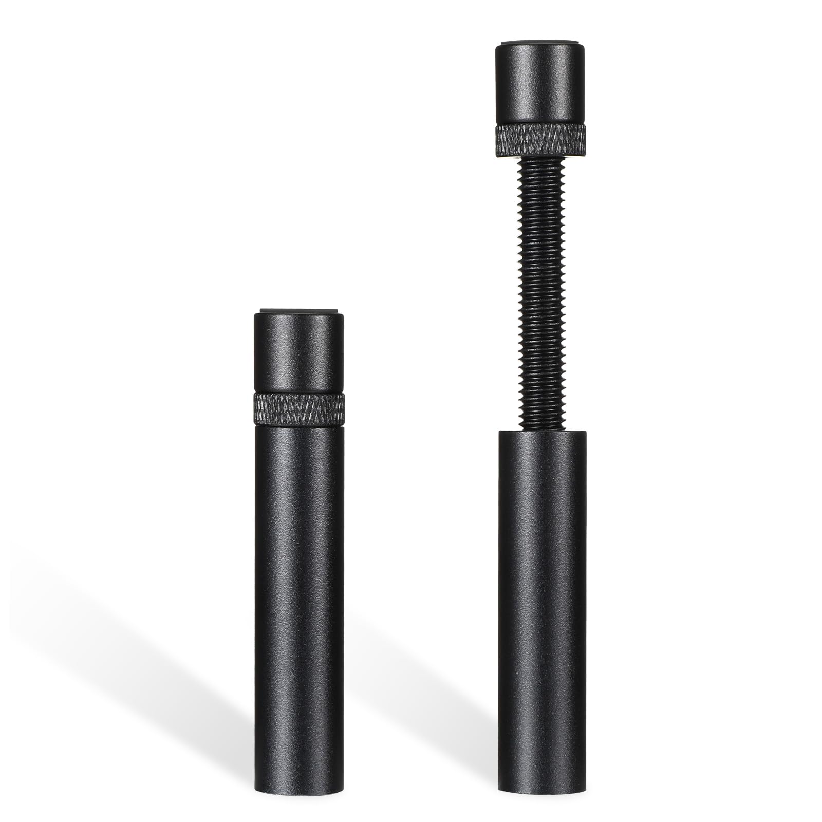 Bewudy 1 Stück Grafikkarten Halterung, GPU Halterung Grafikkarten Halter Höhenverstellbar Grafikkartenhalter Grafikkartenbasis Aus Aluminiumlegierung GPU Holder Mit Magnet (75mm-120mm Schwarz)