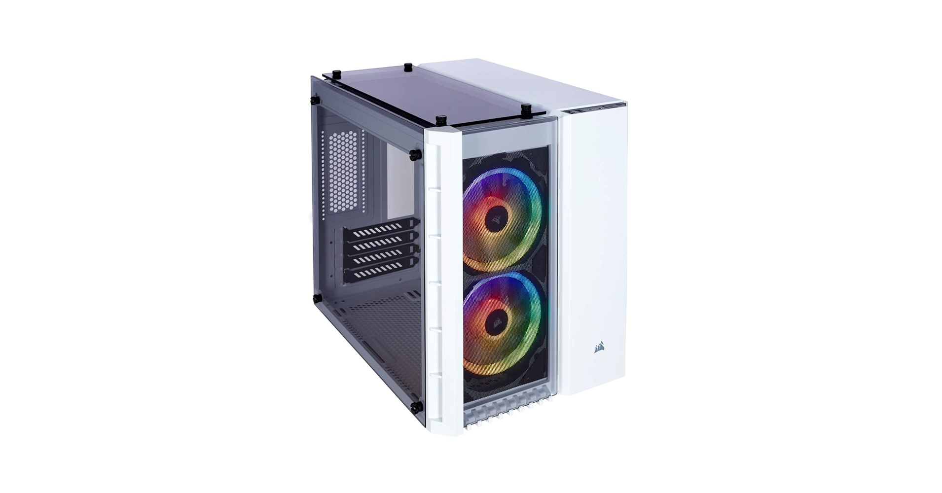 Amazon.com: CORSAIR Crystal 280X RGB Micro-ATX Case, 2 RGB