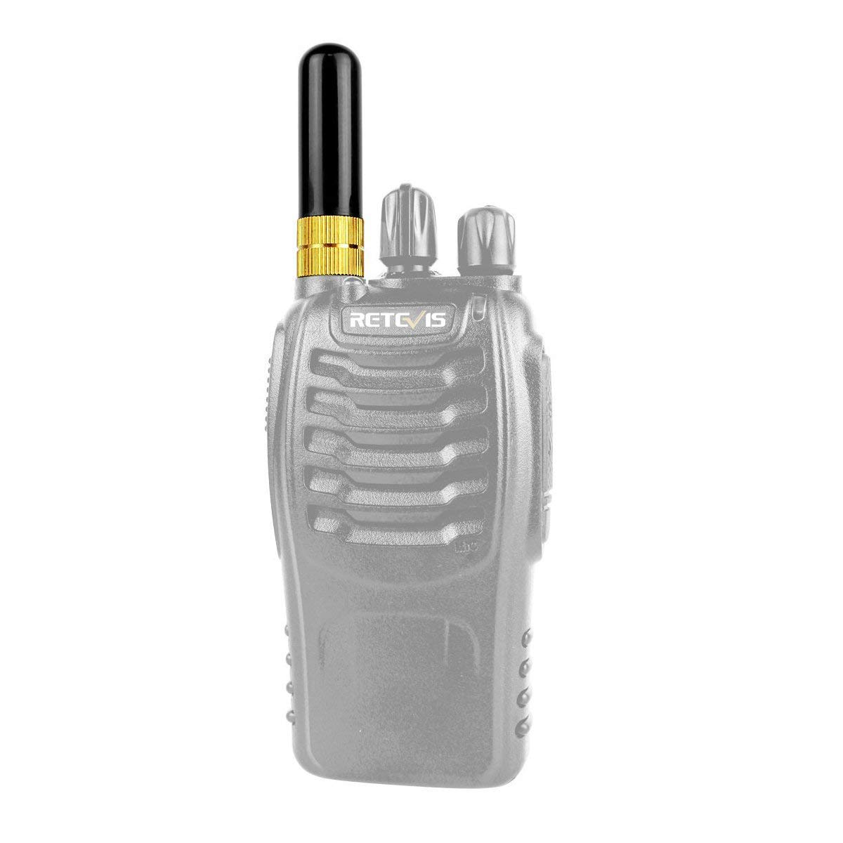 Antena de radio Retevis de 2 vías SMA-Female de doble banda UHF/VHF para BaoFeng UV-5R BF-888S Retevis H-777 RT-5R RT5 Kenwood Walkie Talkies (10 unidades)