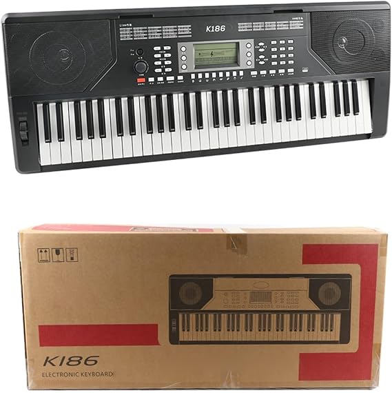 Electronic Piano with 61 Keys for Adults Beginners Smart Professional Musical Instrument
