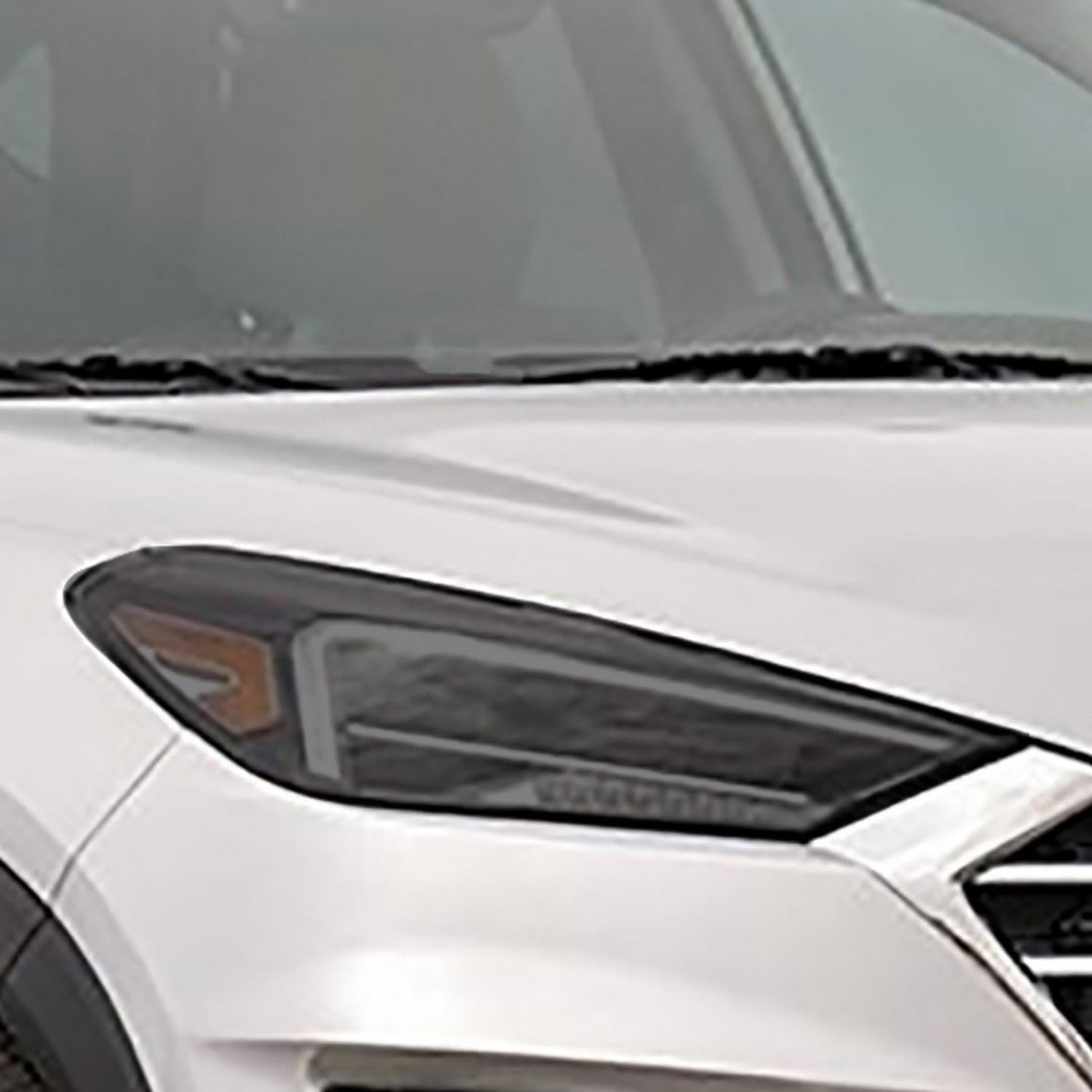 Film de protection phare TPU noir pour Hyundai Tucson 2017-2020