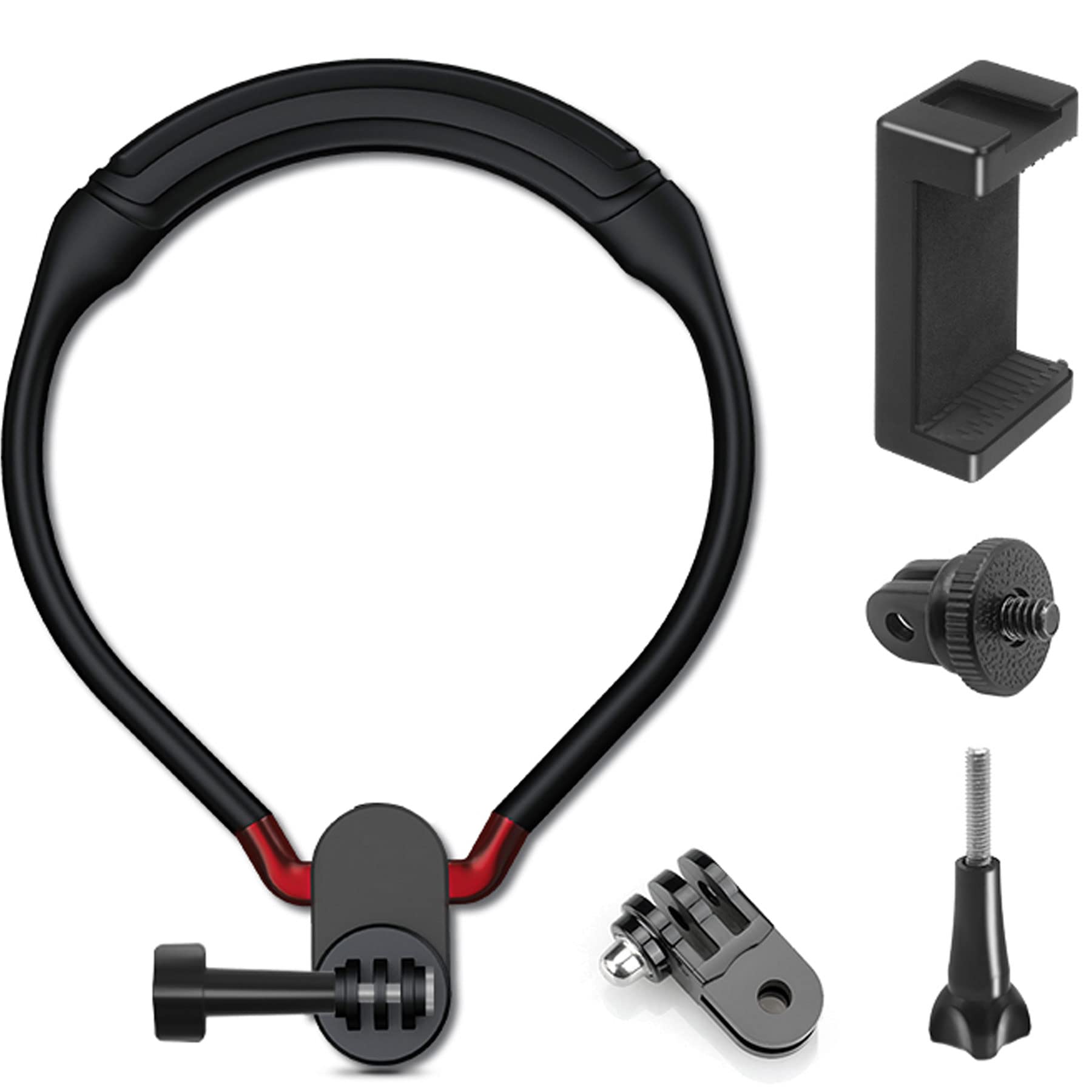 Niewalda Action Camera Neck Mount Bracket for POV/VLOG, Extendable