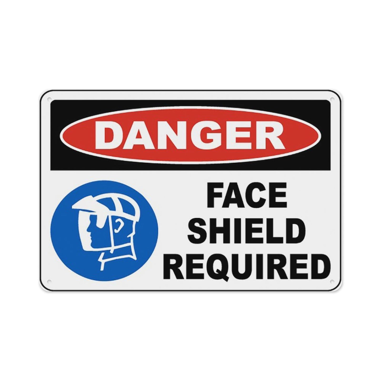 peiyeety Required Sign Aluminum Tin Warning Signs For Home Outdoor Garden 8X12 Inches