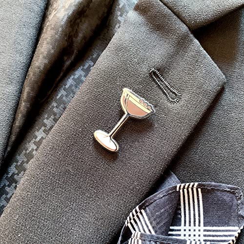 Image of Classic Cocktail Cute Enamel Pins for Bartender Aprons, Jackets, Backpacks and Purses, Shirt and Suit Lapels, Button Badges Brooch Fashion Jewelry