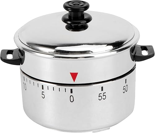 HANABASS Temporizadores de cocina de 60 minutos para cocinar, recordatorio de cocina giratorio mecánico para personas mayores, cocinar, hornear,