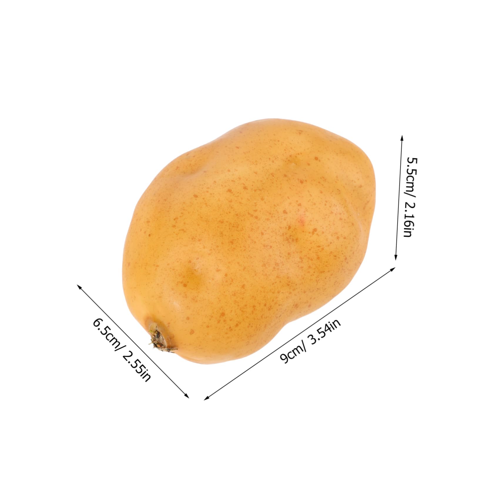 5 Patate Finte In Schiuma Per Decorazione – Simulazione Realistica Di Verdure Per Cucina E Festa