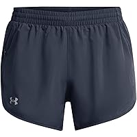Under Armour Fly By 3In Pantaloncini da Corsa Donna Grigio - Gray/Downpour Gray S