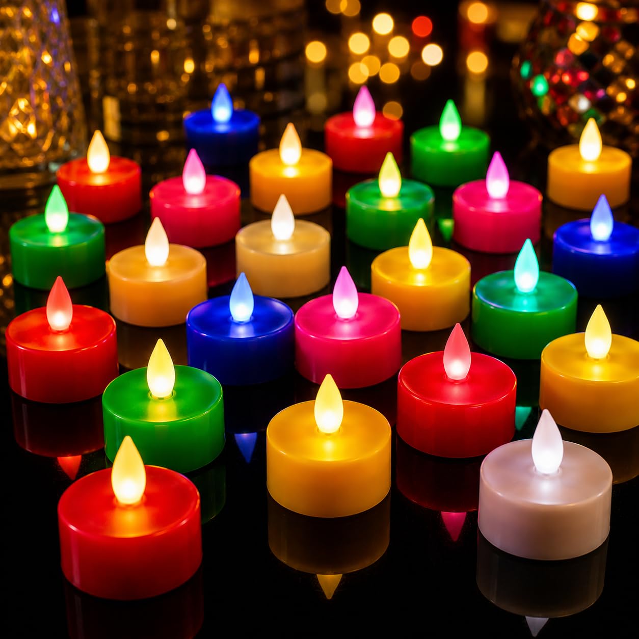 Bindian Outdoor Living (Color LED Light Candle Pack of 24) | Outdoor Use-image-23