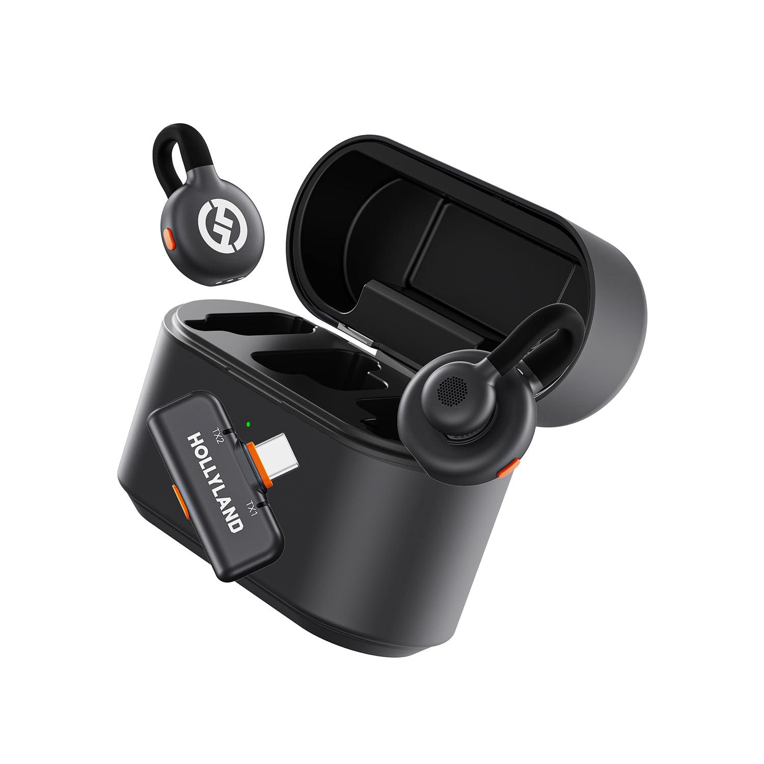 Hollyland Lark M2S USB Type-C ワイヤレスマイク Amazon.co.jp: Hollyland Lark M2 ワイヤレスマイク-ピンマイク USB