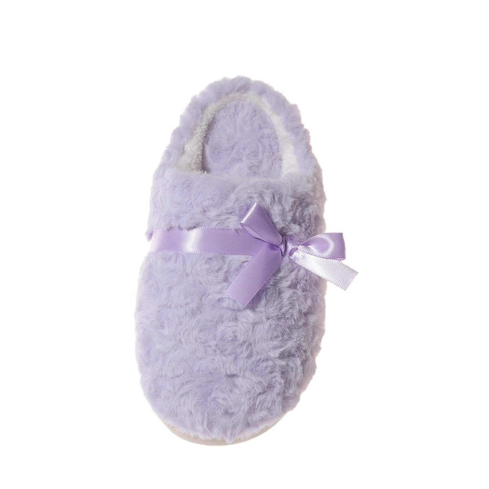 Pantofole Pantofole A Fiocrro-viola-38-39