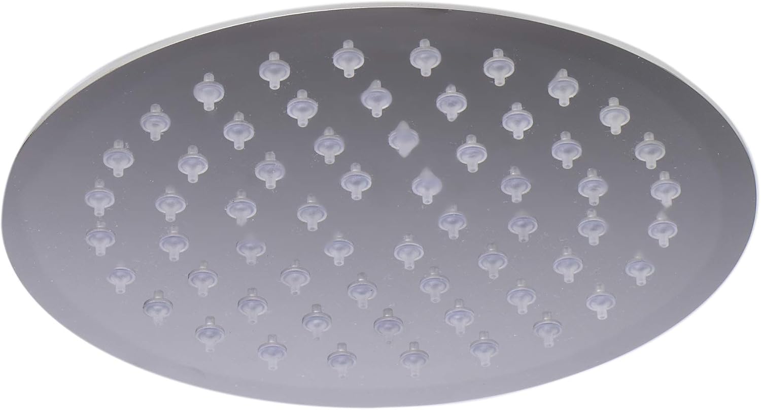 ALFI brand RAIN8R 8-Inch Solid Round Ultra Thin Rain Shower Head, Polished Stainless Steel