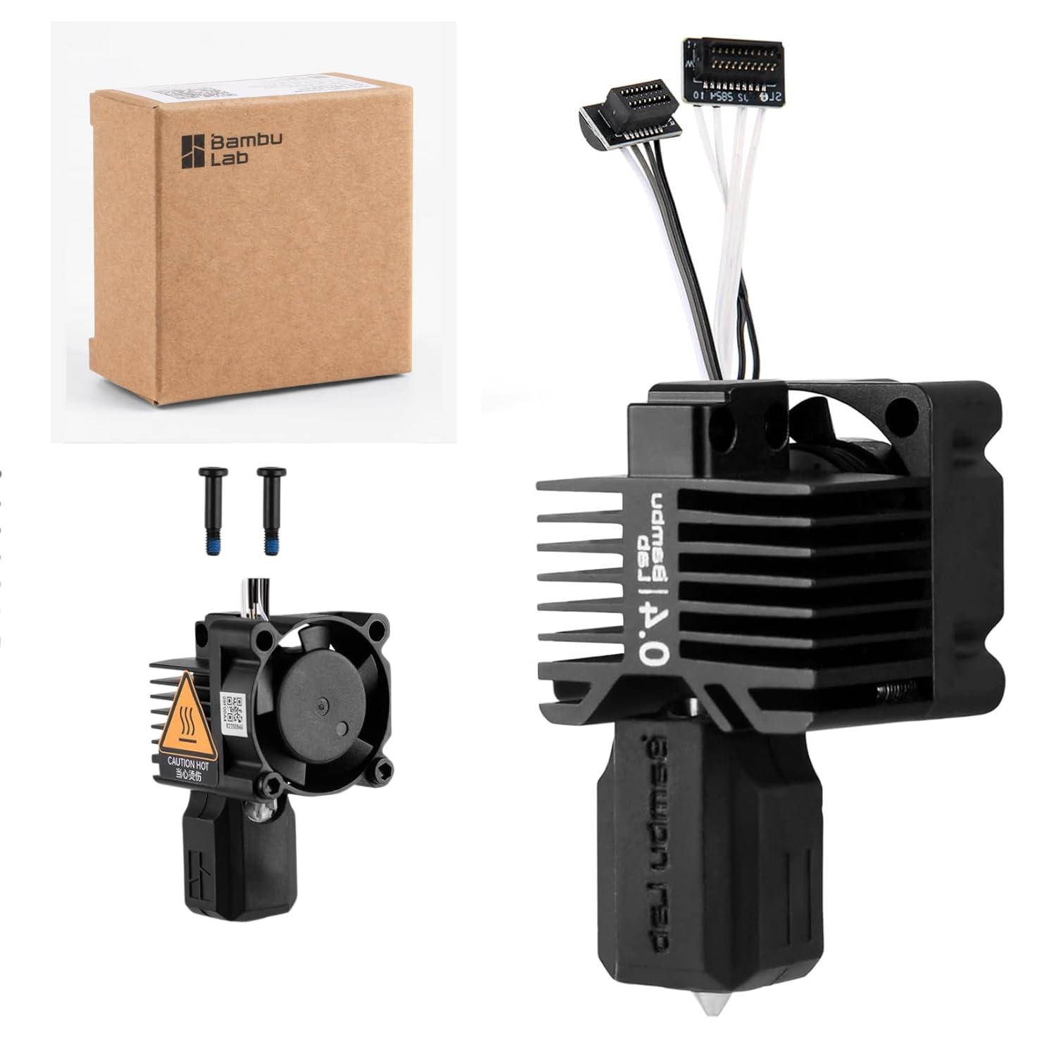 Bambu Lab P1P/P1S Hotend Complete Kit – Full Assembly Hardened Steel Nozzle with Ceramic Heater, 0.4mm Nozzle, Cooling Fan & Heating Block | Bambu P1S Hotend Replacement for 3D Printing-picture-20