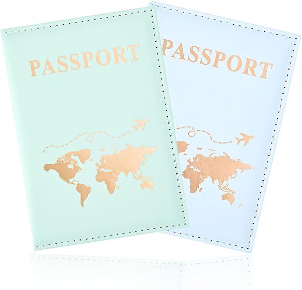 GIKPAX 2 Pcs Passport Holder Set