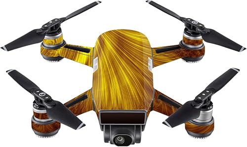 Skin para DJI Spark Mini Drone – Gold Glitter | mightyskins carcasa protectora, duradero y único vinilo Wrap | fácil de aplicar, quitar, y el cambio