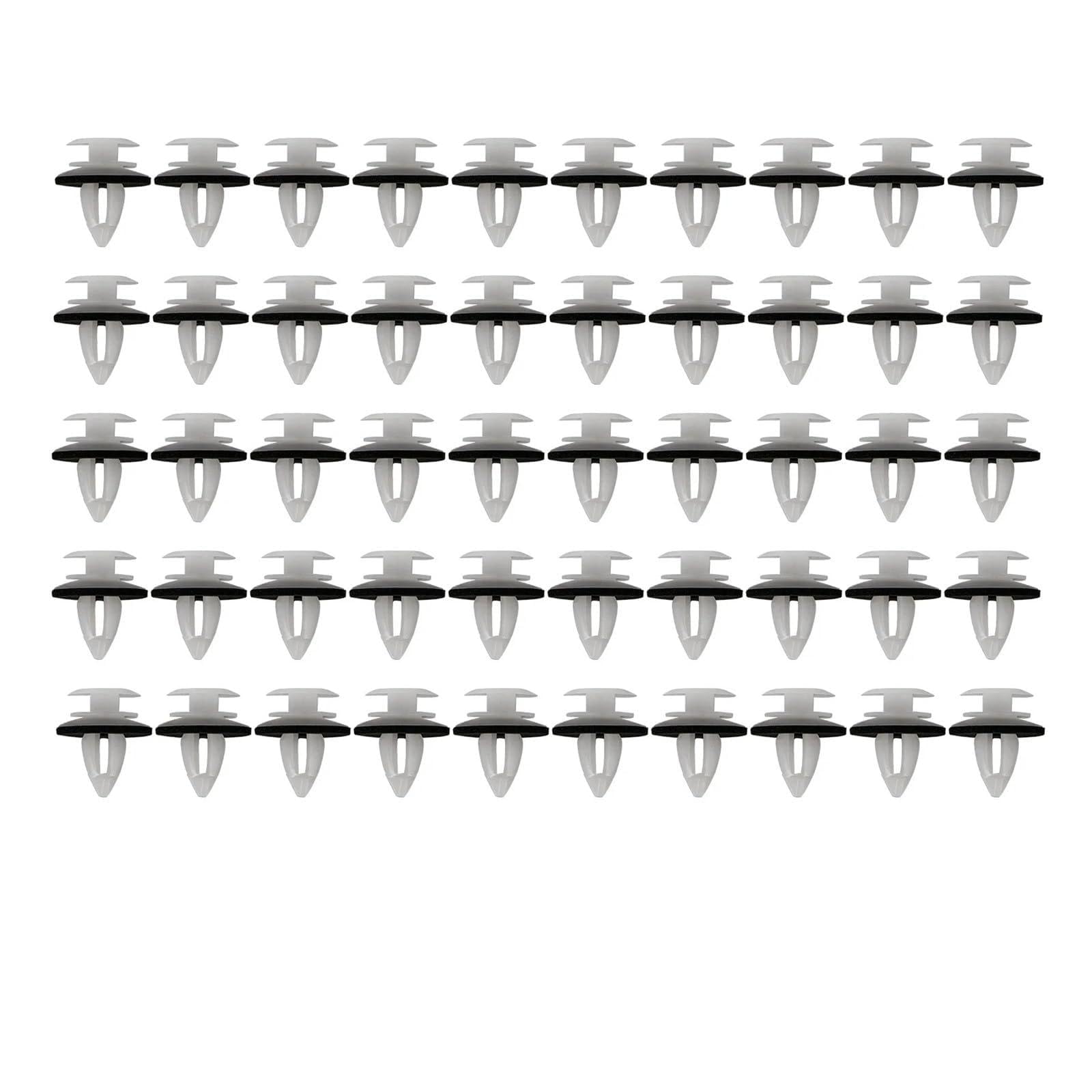 KXFVYNE Car Interior Trim Moulding Panel Retainer Clips Bumper Fastener Rivet/Compatible Series 3 E46 E90 E91 E92 E93 X5 E53(C 50PCS)