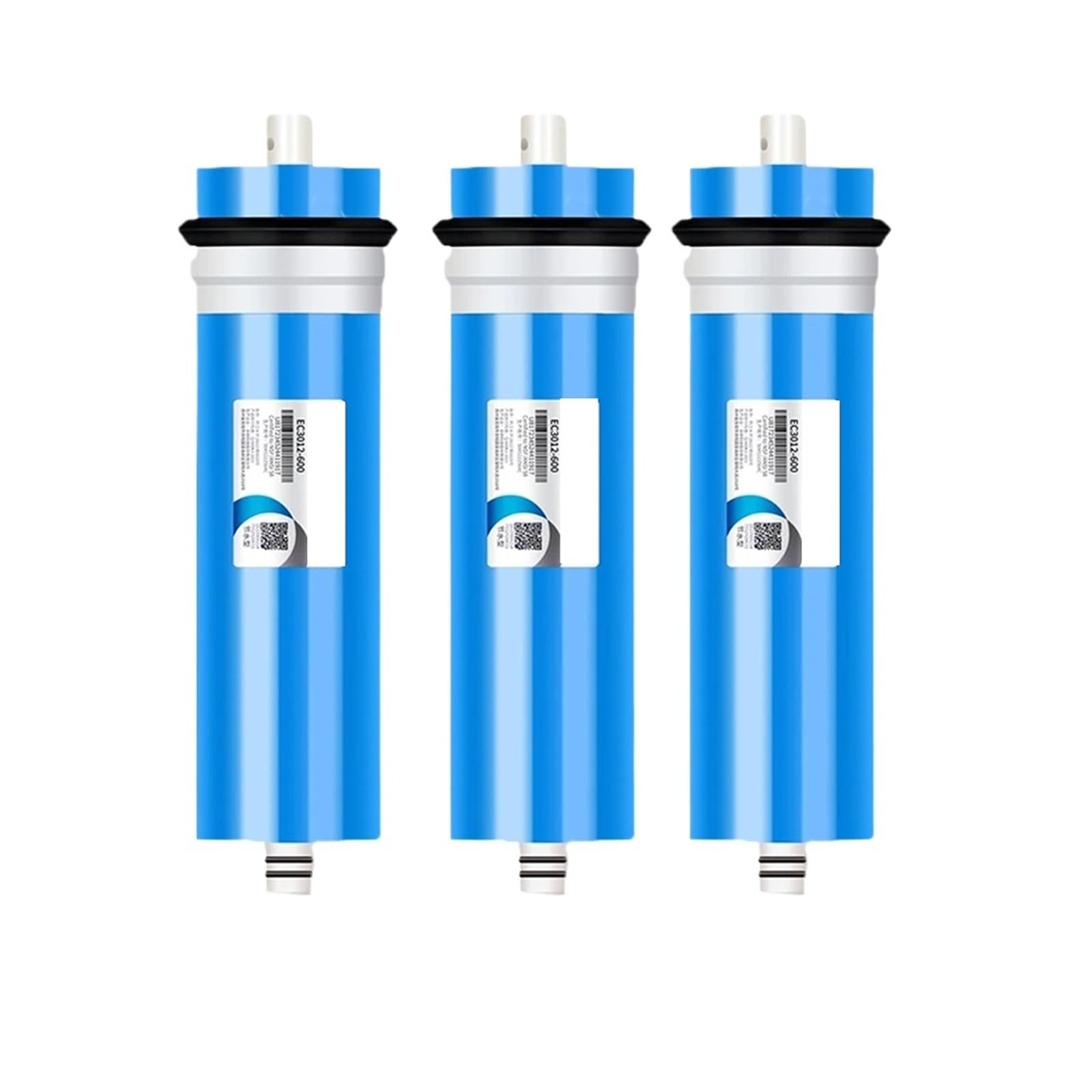 600GPD Umkehrosmosemembran 3012-600G RO-Membranfilter-Ersatzkit for Untertisch-Luftreiniger Mit hocheffizienter Filterfunktion(3pcs)