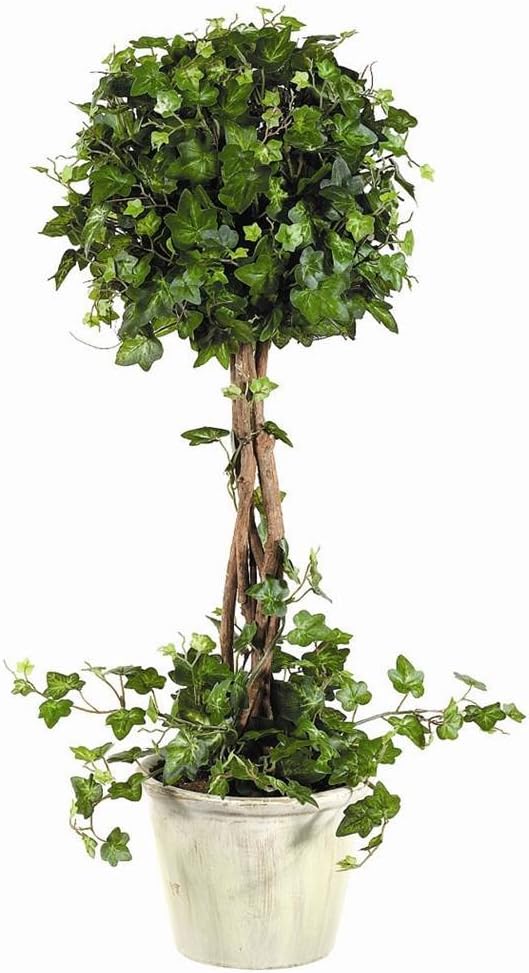 Tori Home Curily Plant Ivy Round Tree in Pot