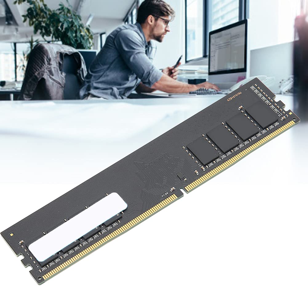 Bewinner Modulo di Memoria Desktop DDR4 da 16 GB, Stick RAM PC4 da 2666 MHz / 2400 MHz, Bassa Tensione 1,2 V, Contatti Dorati per PC da Gioco, Aggiornamento Computer da Ufficio (2400MHZ)