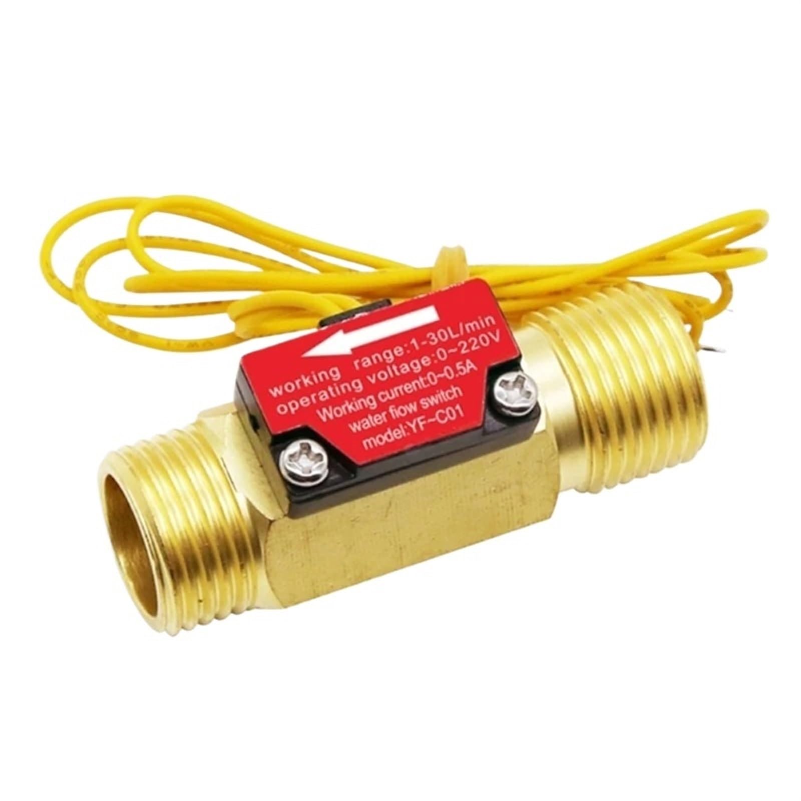 Flow Sensor Meter Digital Pipeline Water Flow DN20 Water Flow Switchs Flowmeter 1.5-50L/min Fluidmeter Water Flowmeter Counter Fluidmeter Easy Installation