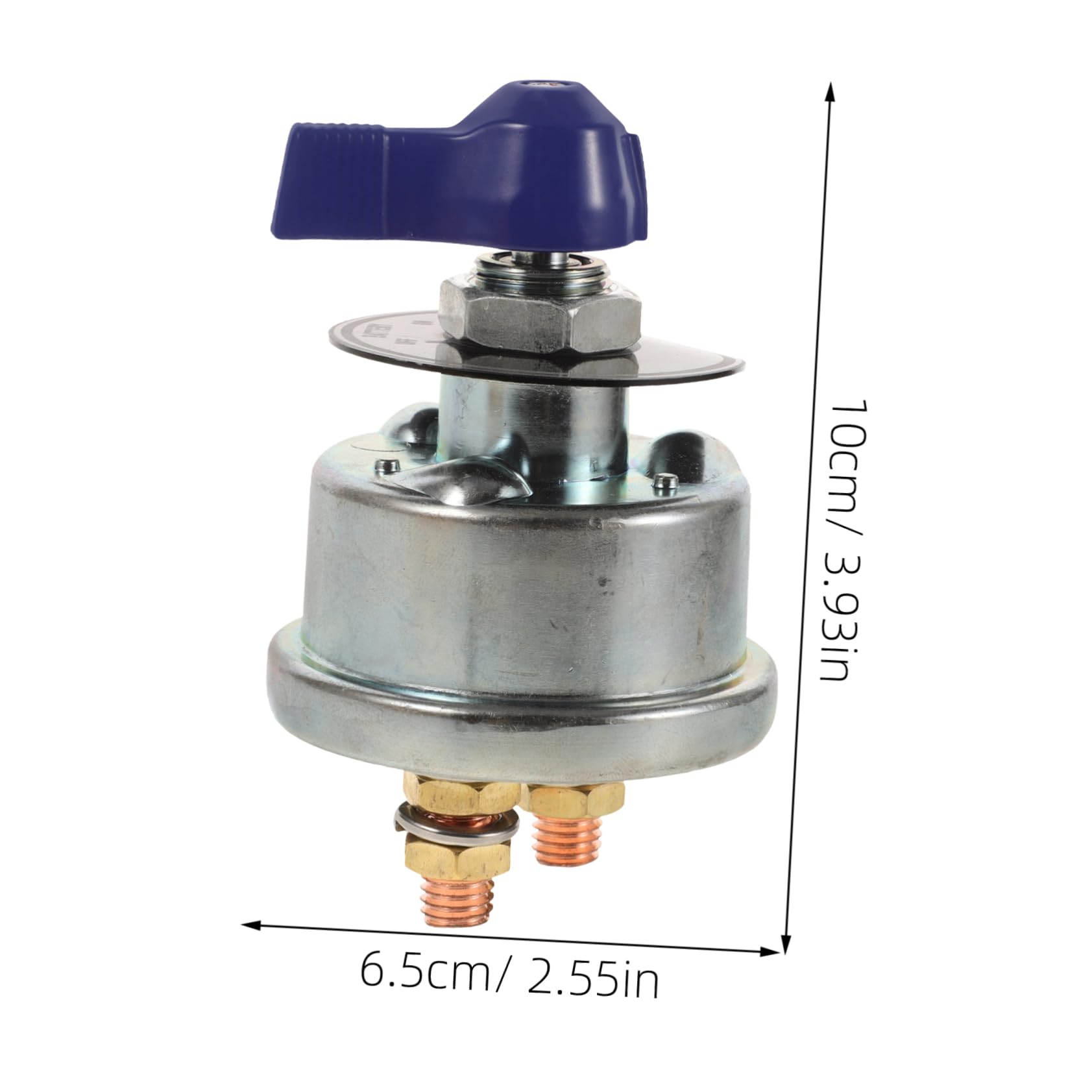 Gatuida Automotive Accessory Battery Disconnect Switch Marine Battery Disconnect Heavy Duty Terminal Connector User-Friendly Safe Operation