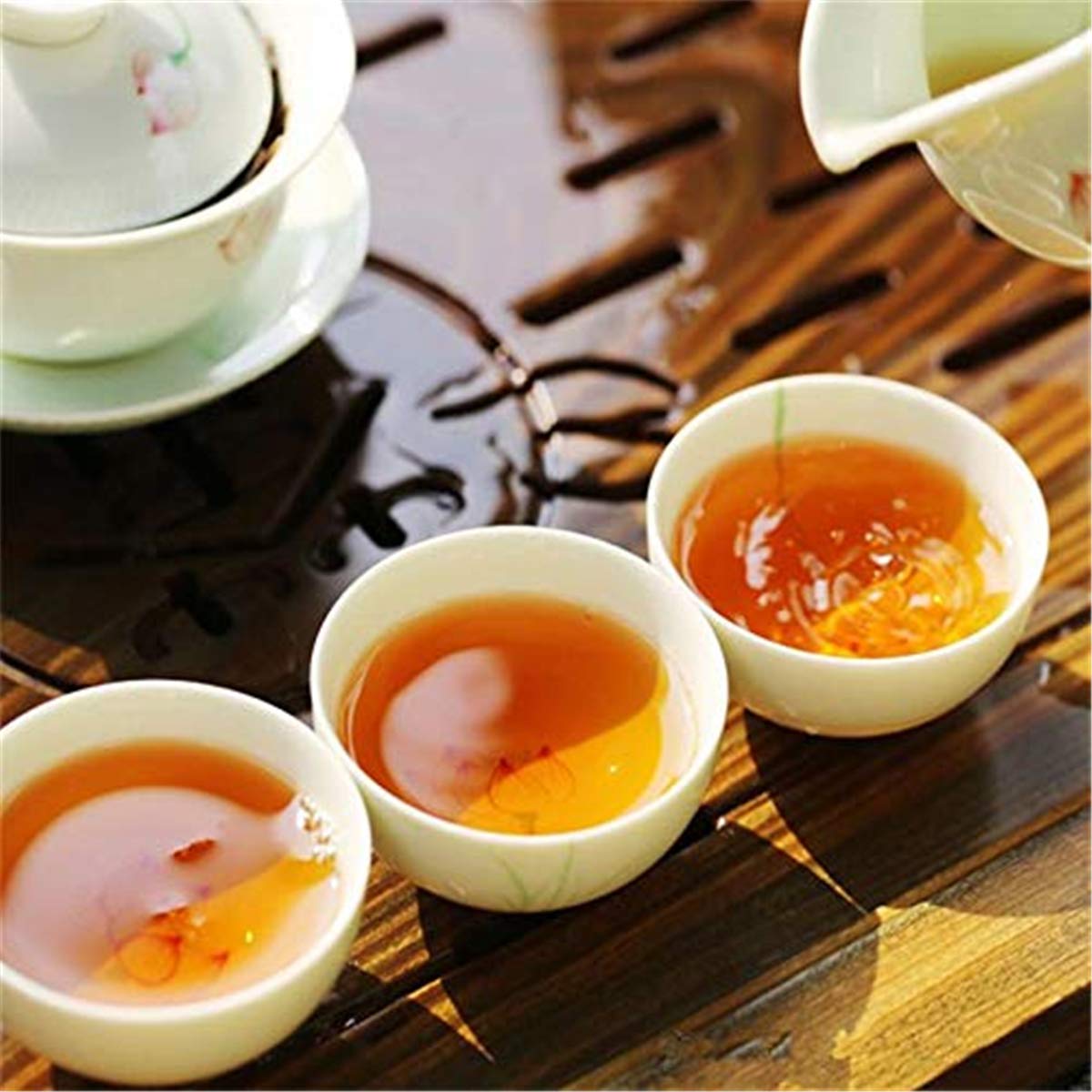 100g (0.22LB) Roher Pu'er Tee Moonlight Old Puer Tee Grüner Tee Pu-Erh Tee MengHai Pu Erh Tee Chinesischer Tee Gesunder Puerh Tee Grün Guter Sheng Cha