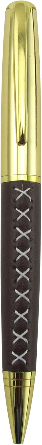 Sovereign-Gear Leather Wrapped Ballpoint Pen for Men and Women - Stylish Faux Leather and Gold Smooth Flowing Non Smudge Ink and Light To Hold - Lovely Presentation Box - Image 9