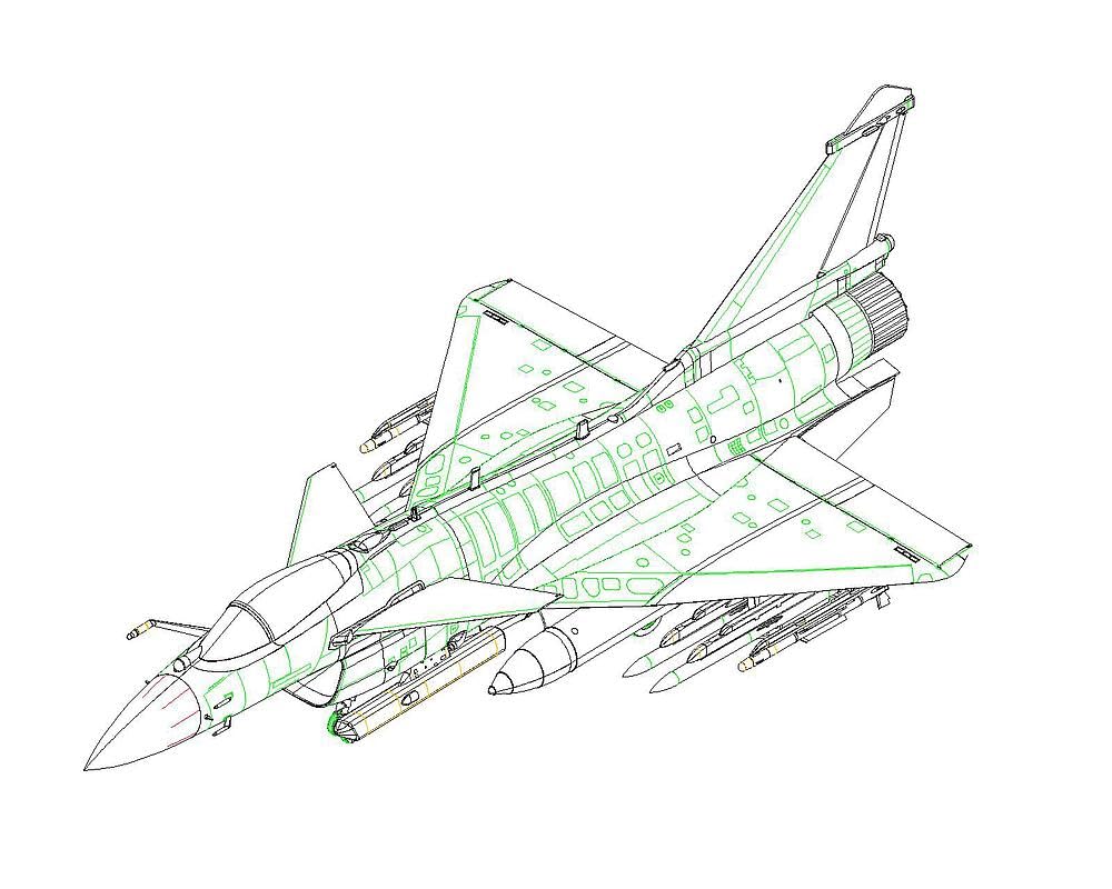 Trumpeter 01698 - 1:72 Chinese J-10C Fighter - New