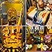 Plustopoy DIY Miniature House Kit: 3D Wooden Puzzle Miniature Kit with LED Lights, Small Tools & Music Box, Tiny House Diorama Building Kit for Adults Teens, Mini Wooden Dollhouse Creative Gift
