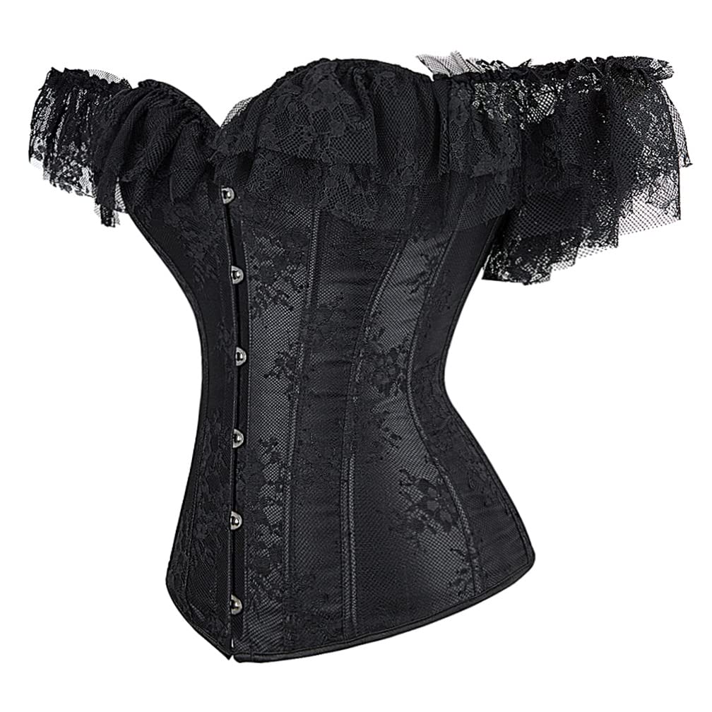 Corsetto Gotici Bustino Corpetti Donna Eleganti Pizzo