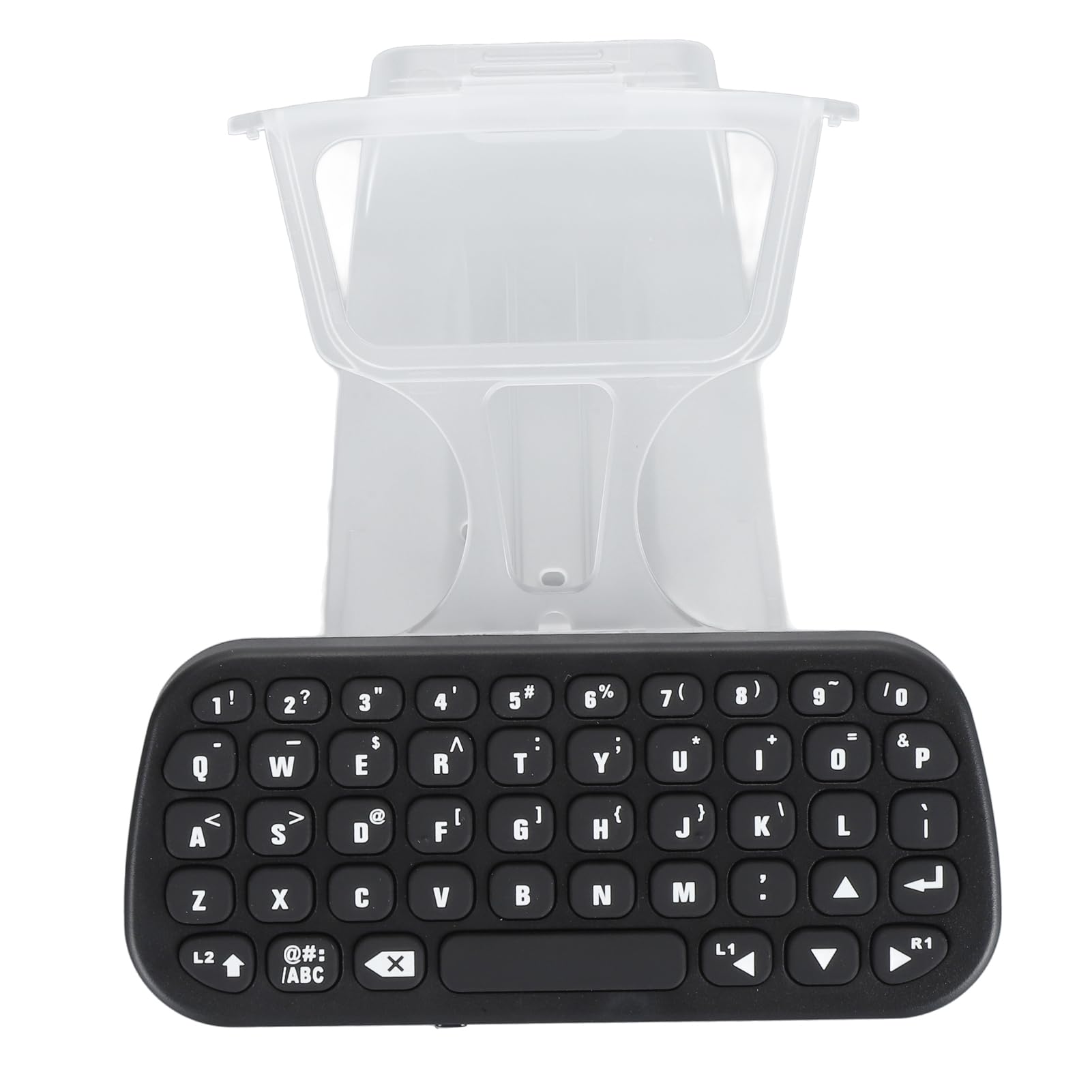 Game Controller Blue Backlight Keyboard, Ergonomic DC 3.3-4.2V Lightweight ABS Mini Game Keypad 47 Keys for Messaging